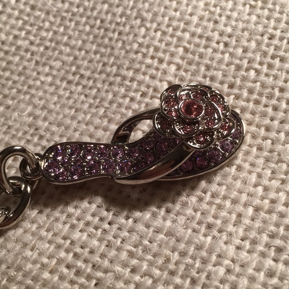 Key chain rhinestones sandal - Picture 4 of 7